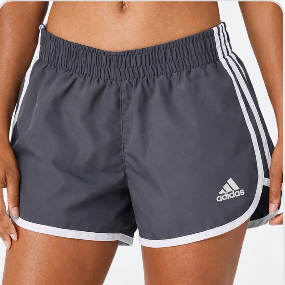 Adidas Women's Dark Gray Athletic Shorts